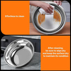 Chafing Dishes for Buffet 10 Pack, 6QT Round Chafing Dish Buffet Set Stainless Steel Buffet Food Warmers Sets for Catering Events Parties Dinners with Complete Set,Gold and Silver (10)