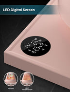 Electric Kettles, Gooseneck Electric Kettle, ±1℉ Temperature Control, Stainless Steel Inner, Quick Heating, for Pour Over Coffee, Brew Tea, Boil Hot Water, 0.9L Pink