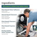 Puracy Dishwasher Pods, Natural Dishwasher Detergent, Free & Clear Dish tabs - Enzyme-Powered, Spot & Residue Free - TikTok Trend Items, Must Haves from TikTok Made Me Buy It (Free & Clear, 100 Count)