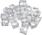 Fake Ice Cubes, 30 mm 25 PCS Artificial Acrylic Crystal Diamonds for Vase Fillers,Table Scatter, Party Favor, Wedding Decoration, Photography Props, Food Display, DIY crafts