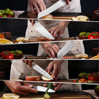 5-Piece Knife Set Professional Kitchen Knife Set Ultra Sharp High Carbon Stainless Steel Chef Knife Set for Kitchen Japanese Cooking Knife with Gift Box