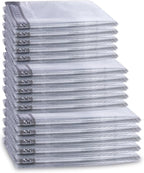 15-Pack Vacuum Storage Bags for Travel, Large/Medium/Small Compression Bags for Clothes (No Pump)