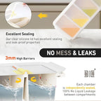 Silicone Freezer Tray with Lid Soup Freezer Container Molds with Steel Reinforced Rim Large Ice Cube Tray Makes 8 Perfect 1 Cup Portions Cubes Storage Food Soups & Meal Prep Oven & Dishwasher Safe