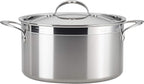 Hestan - ProBond Collection - Professional Clad Stainless Steel Stock Pot, Induction Cooktop Compatible, 8 Quart