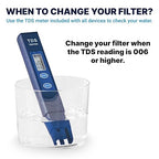 ZeroWater 40-Cup Ready-Pour 5-Stage Round Glass Water Filter Dispenser with 5-Stage 0 TDS Water Filter – IAPMO Certified to Reduce Lead, Chromium, and PFOA/PFOS
