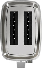 GE 2 Slice Black Stainless Steel Toaster, Extra Wide Slots for Toasting Bagels, Breads, Waffles & More, 7 Adjustable Shade Settings, Removable Crumb Tray, Countertop Kitchen Essentials, 850 Watts