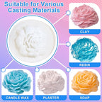 Silicone Mold Making Kit - 20A Liquid Silicone Rubber (1:1 Mix), Non-Toxic & Bubble Free Platinum Cure Silicone for Making Molds for Resin, Soap, Concrete, Craft Molds - 210oz Total