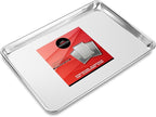Last Confection 6 Cookie Baking Sheets 13" x 18" - Rimmed Aluminum Jelly Roll Trays - Half Sheet Pans