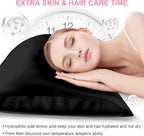 Silk Body Pillow Cover with Zipper, Mulberry Silk Pillow Cases Body Size Ultra Smooth and Soft Breathable Cooling Silk Satin Body Pillowcase for Hair and Skin (20x54 Inches, 1 Pack)