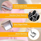 Corn Peeler,Stainless Steel Corn Stripping Tool,Corn Peeler for Corn on the Cob, Easy to Clean,Corn Cutter,Corn Cob Peeler as Gift for Women (2PCS)
