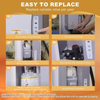 80 Canister Replacement for Aprilaire 800 Canister, 80 Steam Canister Substitute for Aprilaire 800 Replacement Canister (OEM), Canister Part 80 for Aprilaire 800 801 865 866 Whole House Humidifiers