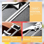 Adjustable Multifunctional Stainless Steel Can Opener, 2026 New Stainless Steel Can Opener Bottle Jar Lid Gripper Household Kitchen Tool, Manual Jar Bottle Opener Kitchen Accessories (1 PC)