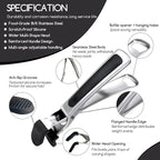 SOLEADER Plate Gripper Compatible With Pizza Pan,Non-Slip Pan Gripper,Hot Plate Bowl Retriever with Food Out from Pots,For Egg Custard For Jidangeng,For Microwave Toaster Oven Steamer,Pack of 2