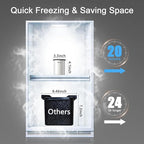Clear Ice Cube Maker, 2.5 Inch Stainless Steel Crystal Large Clear Ice Ball Maker, Silicone Ice Cube Mold for Cocktails, Drinks & Bourbon, Whiskey Gifts for Men (1 Pack)
