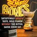 Bones Coffee Company The Nightmare Before Christmas Ruff Weather Flavored Coffee Beans, Medium Roast Ground Coffee Low Acid, Oatmeal Creampie Flavor (12 oz)