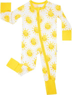 Little Sleepies Pajamas for Baby Boys & Girls, Viscose from Bamboo Baby Pajamas, Preemie & Newborn Sleepers, 2-Way Zipper PJs