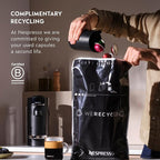 Nespresso Vertuo Pop+ Coffee and Espresso Maker by De'Longhi, Samra Origins by The Weeknd Vertuo Buna Yellow Aeroccino3 milk frother