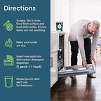 Puracy Dishwasher Pods, Natural Dishwasher Detergent, Free & Clear Dish tabs - Enzyme-Powered, Spot & Residue Free - TikTok Trend Items, Must Haves from TikTok Made Me Buy It (Free & Clear, 18 Count)