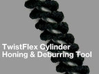 TwistFlex 15/16" 240SC Cylinder Hone, 0.9375” (23.8mm) Flexible Cylinder Honing & Deburring Tool for Hole Diameters 0.875"- 0.938“, 240 Grit Silicon Carbide, Pack of 1