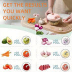 ‌Manual Food Processor Vegetable Chopper, Portable Hand Pull String Garlic Mincer Onion Cutter for Veggies, Suitable for Vegetables, Ginger, Garlic, Fruits, Onion, Potato, Salad (Pink 500 ml)‌