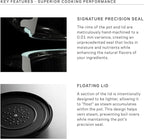 Vermicular Oven Pot 2.0 | Lightweight Enameled Cast Iron Pot | 26cm (5.9 Qt) | Non-Toxic | Induction-compatible | Dutch Oven | Made in Japan | Oyster Gray