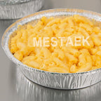 7" Aluminum Foil Pans with Clear Lids 50 Pack,Heavy Duty Disposable Containers for Roasting,Storing,Baking,Cooking,Recyclable
