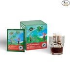 Conihat Drip Coffee Bags - Vietnamese Premium Arabica & Robusta Blend, Medium Roast, Chocolate & Fruity Notes, Smooth & Balanced, Perfect for Office, Traveling & Camping, Single Serve Pour Over Filter Bags, Single Origin, 7 Servings