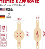 KneadAce Silicone Bread Sling Set Of Oval & Round with Long Handles, Nonstick＆Reusable Easy-Lift Baking Mat Easy Clean Dutch Oven Liners, Sourdough Baking Supplies, Ideal As Gift For Bakers
