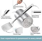 Pleafind Stainless Steel Cooking Utensils Set, 13 Pcs Heat Resistant Kitchen Utensils Set, Nonstick Kitchen Tools Set With Utensil Holder, Metal Spatula Set for Chef, Dishwasher Safe