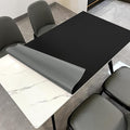 Leather Table Cover,1.8mm Thick,36x60 Inch Table Protector,Table Protector for Dining Room Table,Dining Table Cover,Table Cover Protector,Protector para Mesa De Comedor(Black+Gray,36x60)