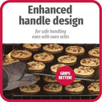 GoodCook AirPerfect 16" x 14" Nonstick Steel Insulated Cookie Sheets, No-Burn Baking Sheets with Large Handles, Set of 2, Gray