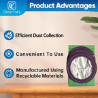 CF Clean Fairy 10pack Vacuum Bags Compatible with ProTeam Coachvac MegaVac & Super CoachVac Models Replacement for Part #100331 10Qt Intercept Micro Filter Bag 18 inch long 7 inch wide