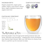 The Republic of Tea - Peppermint Bark, Cool Winter Herb Tea, 36 Tea Bags, Caffeine-Free