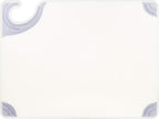 San Jamar Saf-T-Grip Plastic Cutting Board with Safety Hook, 9" x 12" x 0.375", White