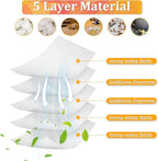 204814 Micron Magic HEPA Filter Plus Vacuum Bags for Kirby Avalir, Avalir 2, Sentria, Sentria II, Ultimate G, F-Style & Twist-Style Vacuums 204811 205814 205811 (8 Bags + 2 Belts)