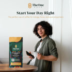 TheOne Kafé Guatemala Dark Roast Ground Coffee – Organic, Single Origin, Premium Specialty Coffee and Ethically Sourced – Fresh Roasted for Espresso, Drip, Pour Over – 12 oz (Pack of 2)