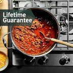 HexClad Hybrid Nonstick 7-Piece Cookware Set, 2Qt Pot with Lid, 8Qt Pot with Lid, and Tabletop Salt and Pepper Grinder Set, Stay-Cool Handles, Dishwasher and Oven-Safe, Induction Ready