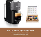 Nespresso Vertuo Next Coffee and Espresso Maker, Machine Only, 1260 watts, Dark Gray