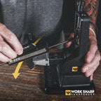 Work Sharp Precision Adjust Set Knife Sharpener value combo gift bundle with a Pivot Knife Sharpener