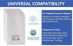 Compatible with Kenmore 53292 Type Q - C HEPA Canister Vacuum Bags,6-Pack (white)