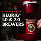 Death Wish Coffee, Single Serve Coffee Pods - Fair Trade - Blueberry Vanilla Flavored