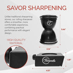 Tremenda Diamond Rolling Knife Sharpener Set – Manual Sharpening Tool with 4-Angle System – Portable Sharpener for Kitchen, Chef, and Pocket Knives