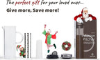 Cold Brew Coffee Maker - Large Glass Infusion Pitcher 1.6 Quarts 52oz - Iced Coffee & Iced Tea Pitcher with Stainless Steel Lid & Fruit Infusion Tube - Perfect for Home or Office