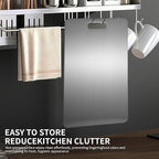 Katuchef Titanium Cutting Board 2025 New Upgrade Pure Titanium Cutting Boards for Kitchen Double Sided Cutting Boards Non Toxic,Hygiene Durable Chopping Board Suitable for Dishwasher Safe(15.35*11.02)
