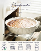 getstar Pie Pan, Ceramic (Dots (Deep))