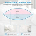 EIUE Hotel Collection Bed Pillows for Sleeping 2 Pack Queen Size，Pillows for Side and Back Sleepers,Super Soft Down Alternative Microfiber Filled Pillows,20 x 30 Inches
