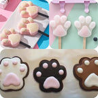 2 PCS Silicone Molds,Dog Treat Molds for Baking,Non-Stick Gummy Molds,Silicone Dog Paw Molds for Chocolate, Candy,Pudding, Jelly,Ice Cube,Biscuits,Puppy Dog Treats Mold