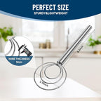 Danish Dough Whisk Stainless Steel Hook Dutch Mixer Tool for Bread Sourdough Baking Mixing