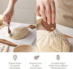 Bread Lame Set of 2, Scoring Knife with 5 Feather Blades, Sourdough Scoring Tool with Storage Box, Dough Scoring Tool for Bread Baking, Dexterous-Cut Series Lame Bread Tool (LUNA & ELEGANT)