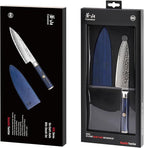 Cangshan KITA Series 6-Inch Chef's Knife with Sheath, High Carbon X-7 Damascus Steel, 501394